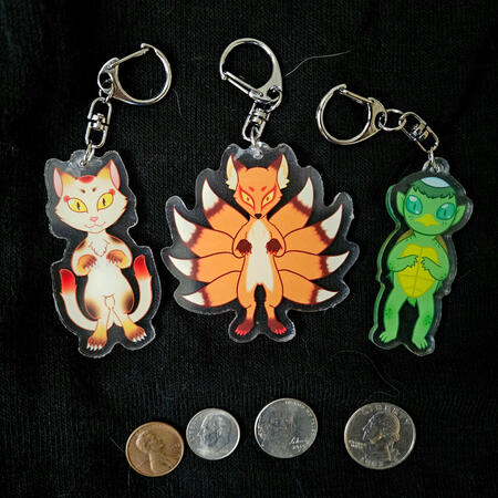 Yokai: Nekomata, Kitsune, Kappa